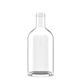 Premium 700ml Matte Round Glass Bottles – Customizable for Liquor, Bulk Wholesale Available
