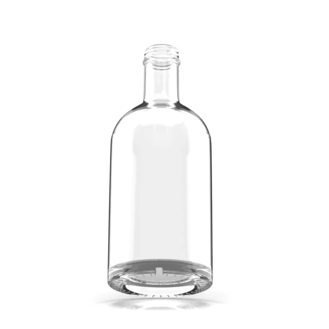 Premium 700ml Matte Round Glass Bottles – Customizable for Liquor, Bulk Wholesale Available - Image 2