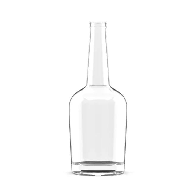 750ml Long Neck Glass Liquor Bottle with Custom Label – Ideal for Whiskey, Vodka & Gin Distilleries