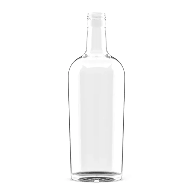 750ml Super Flint Glass Bottle with Screw Cap – Sleek Design for Whiskey, Vodka & Spirits