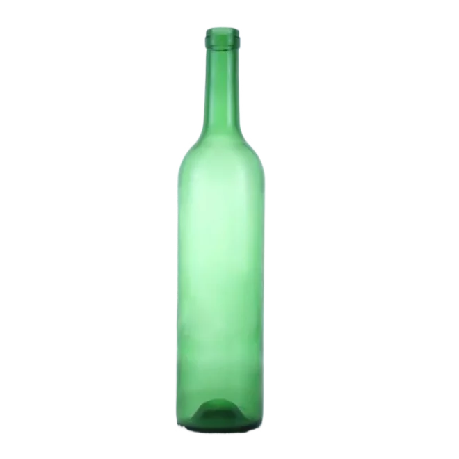 750ml Emerald Green Bordeaux Wine Bottles – Wholesale Round Glass Bottles for Red Wine
