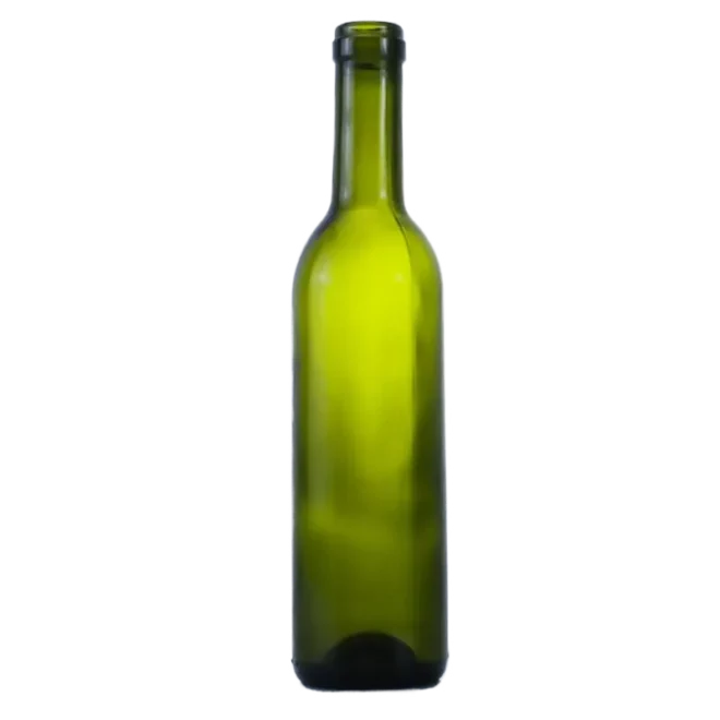 375ml Amber Bordeaux Wine Bottle – Cork Finish, Perfect for Wine & Spirits