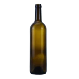 Wholesale 750ml Amber Bordeaux Glass Wine Bottle with Cork – Premium Packaging