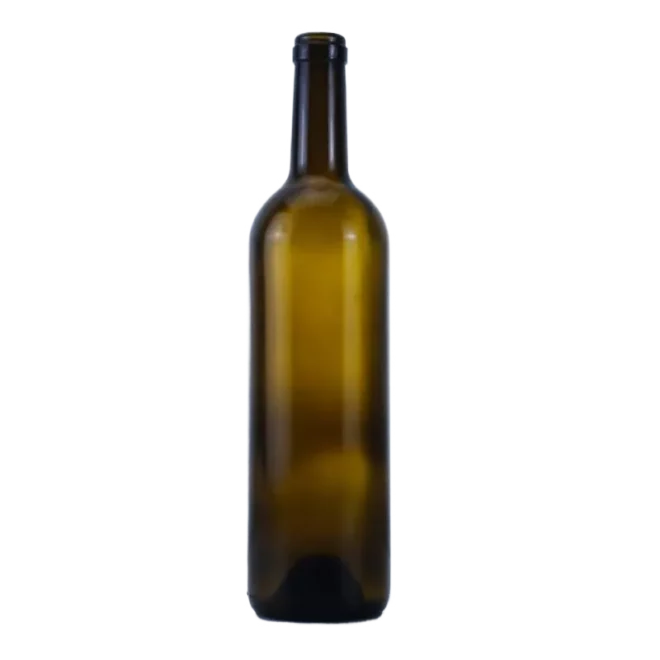 Wholesale 750ml Amber Bordeaux Glass Wine Bottle with Cork – Premium Packaging