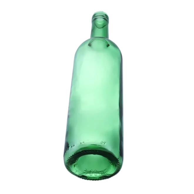 750ml Emerald Green Bordeaux Wine Bottles – Wholesale Glass Bottles with Custom Cork Top - Image 2