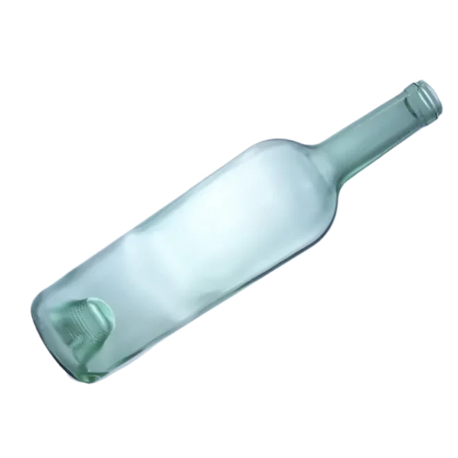 750ML Light Green Bordeaux Glass Bottle with Cork Top – Customizable for White Wine | Wholesale Available - Image 4