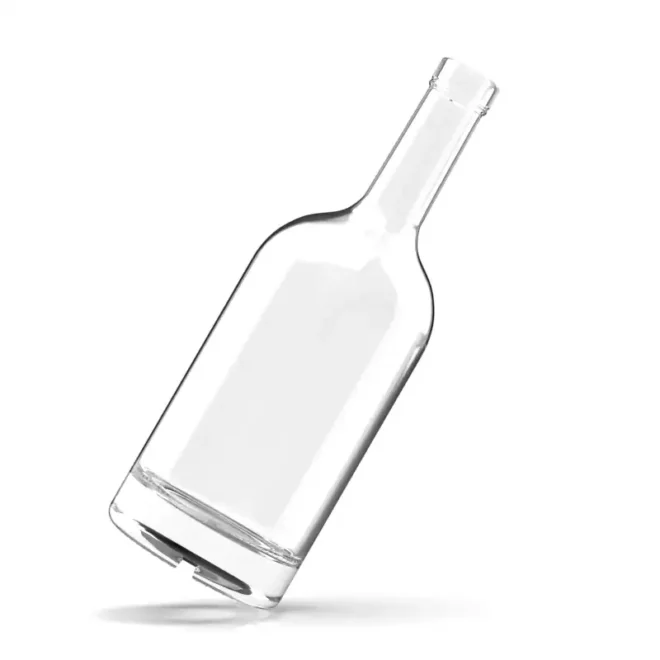750ml Clear Glass Vodka Bottle with Thick Base – Customizable Empty Liquor Bottle for Branding - Image 3