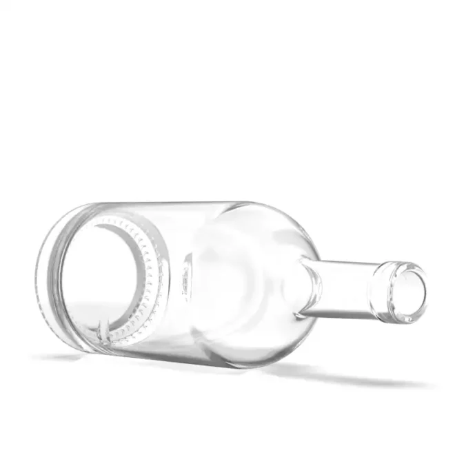 750ml Clear Glass Vodka Bottle with Thick Base – Customizable Empty Liquor Bottle for Branding - Image 5