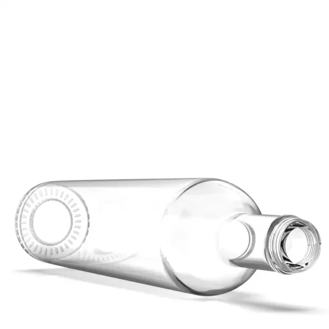 750ml Clear Glass Spirit Bottle – Screw Cap & Slim Cylindrical Shape for Liquor Packaging - Image 5