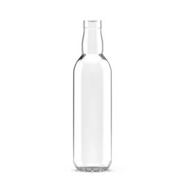 Premium 375ml Flint Glass Bottle – Bar Top Closure for Whiskey, Gin & Liquor Packaging