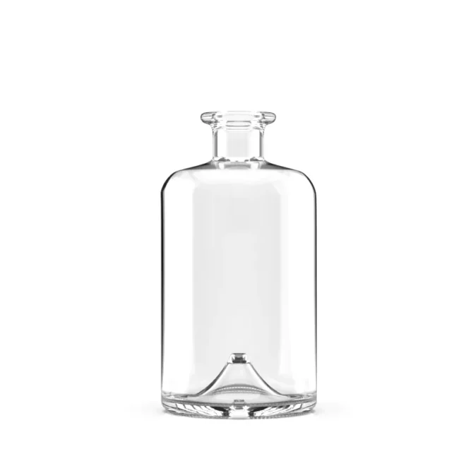 Premium 500ml Transparent Glass Bottle with Cork Stopper – Reusable & Eco-Friendly