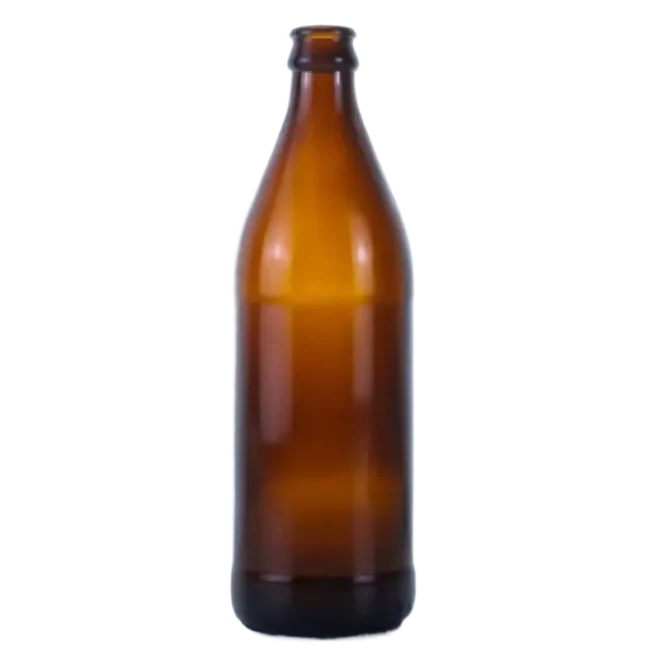Wholesale 520ml Amber & Transparent Beer Bottles – Customizable with Personalization Options