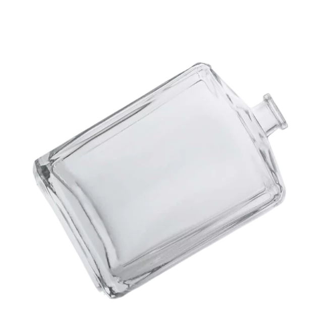 Luxury Square Super Flint Glass Perfume Bottle with Pump – Custom Design & Logo Embossing - Image 5