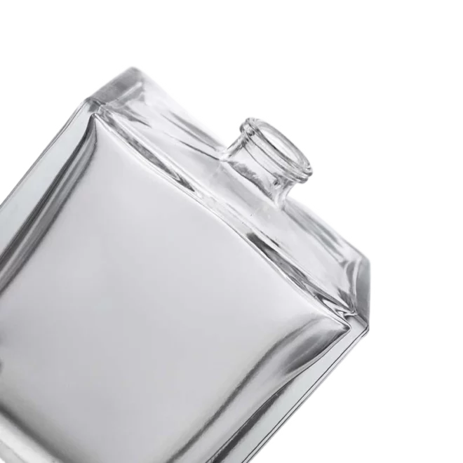 100ml Elegant Ceramic Perfume Bottle – Customizable & Refillable, Crystal Clear - Image 2