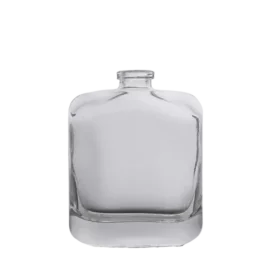 50ml Elegant Short Neck Glass Perfume Bottle with Pump – Premium Packaging for Fragrance