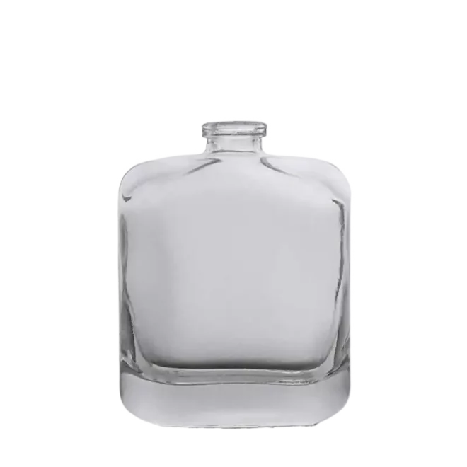 50ml Elegant Short Neck Glass Perfume Bottle with Pump – Premium Packaging for Fragrance