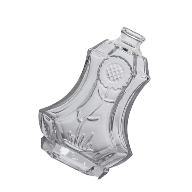 Premium Custom Embossed Glass Perfume Bottle – Distinctive Shape for Exclusive Scents - Image 2