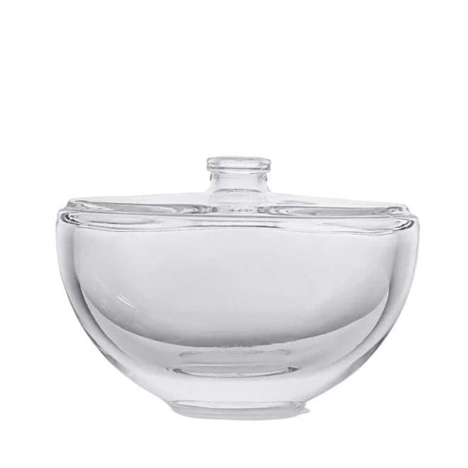 Premium Refillable Perfume Bottle with Custom Logo – Elegant Flat Shoulder Shape