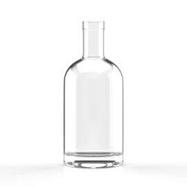 1L Empty Glass Vodka Bottles in Bulk – Heavy Base Liquor Bottles for Whiskey & Spirits