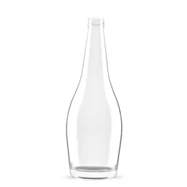 750ml Round Glass Liquor Bottle with Screw Cap – Ideal for Tequila, Vodka, Whiskey & More