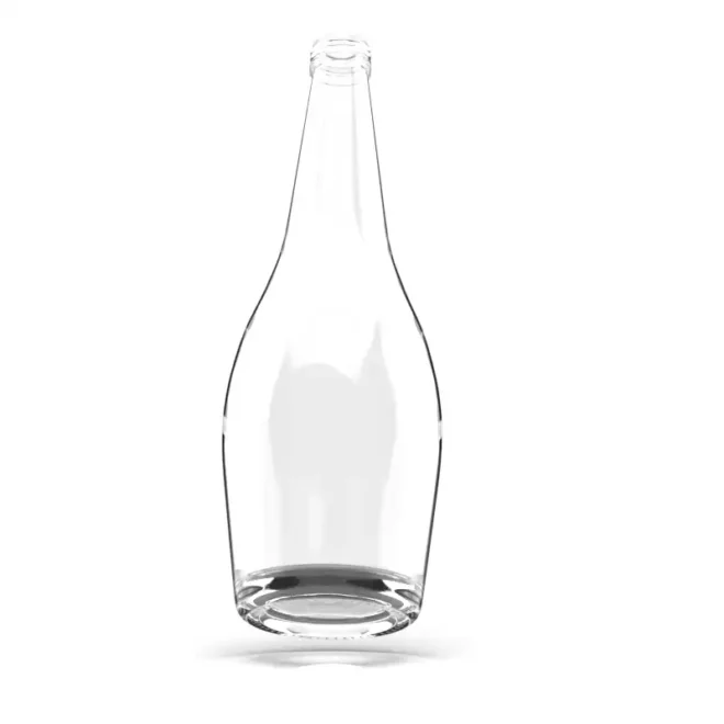 750ml Round Glass Liquor Bottle with Screw Cap – Ideal for Tequila, Vodka, Whiskey & More - Image 2