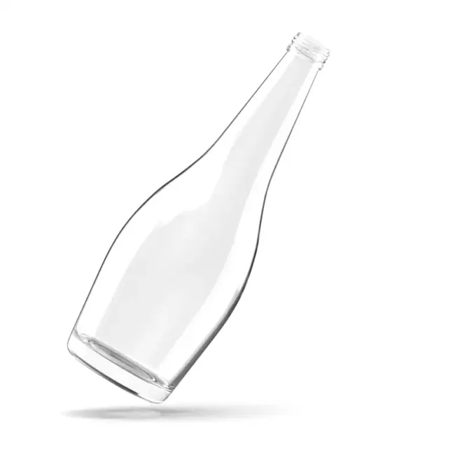 750ml Round Glass Liquor Bottle with Screw Cap – Ideal for Tequila, Vodka, Whiskey & More - Image 3