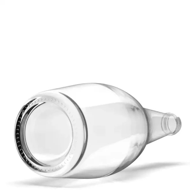 750ml Round Glass Liquor Bottle with Screw Cap – Ideal for Tequila, Vodka, Whiskey & More - Image 4