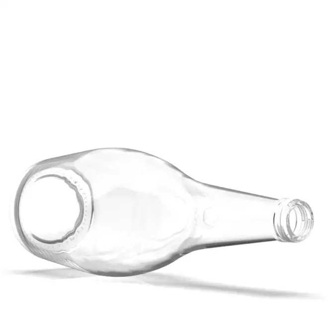 750ml Round Glass Liquor Bottle with Screw Cap – Ideal for Tequila, Vodka, Whiskey & More - Image 5
