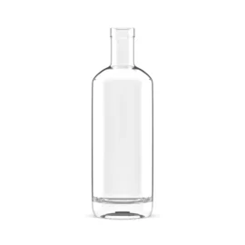 Premium 750ml Round Glass Bottles with Cork – Perfect for Vodka, Whiskey, Rum & Tequila