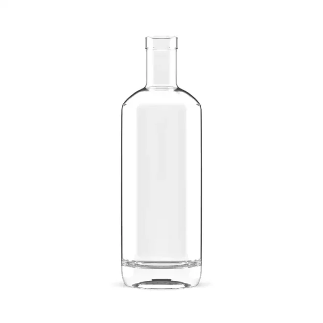 Premium 750ml Round Glass Bottles with Cork – Perfect for Vodka, Whiskey, Rum & Tequila
