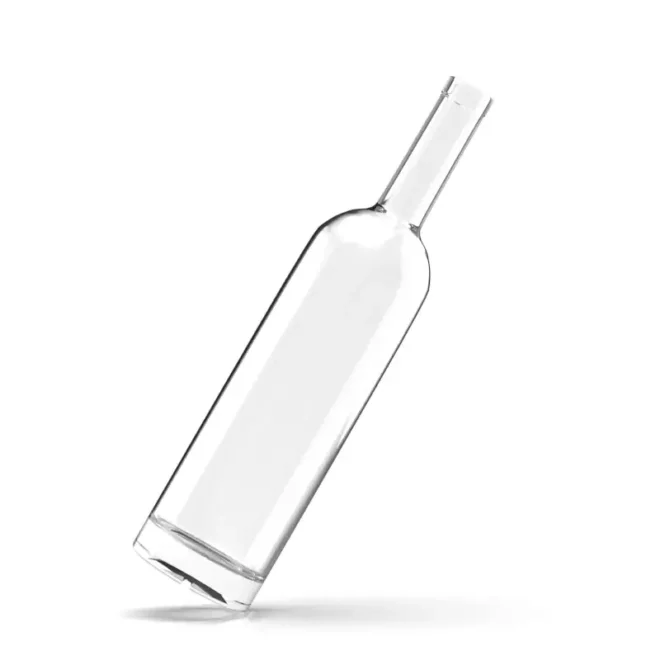 Custom 750ml Round Glass Spirit Bottle with Cork for Tequila, Whiskey, Vodka, Gin - Image 3