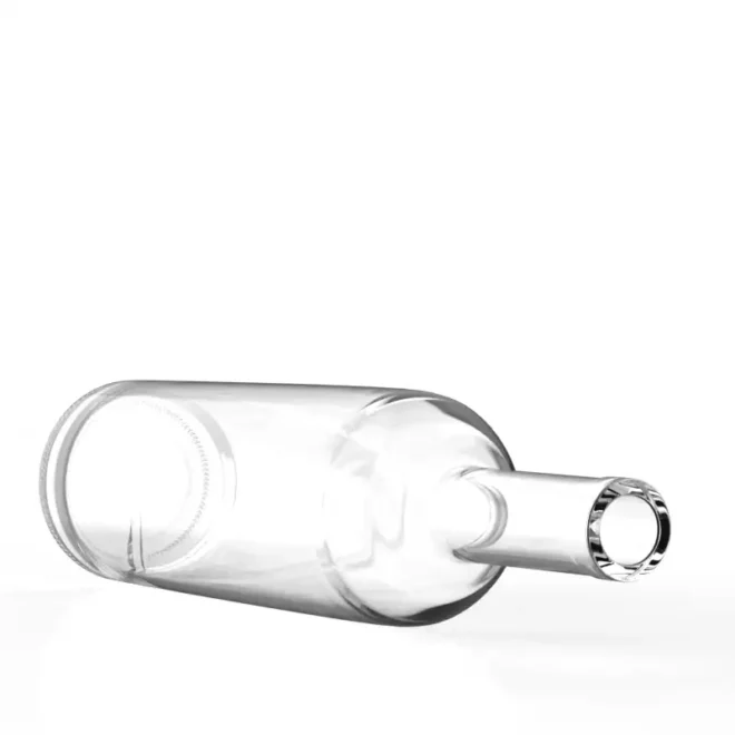 Custom 750ml Round Glass Spirit Bottle with Cork for Tequila, Whiskey, Vodka, Gin - Image 5