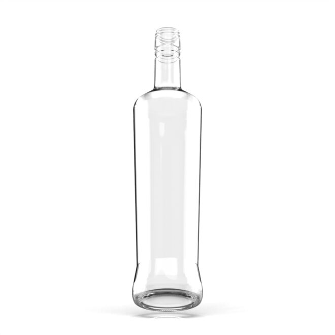 700ml Clear Glass Bottle – Smooth Finish, Tall Design for Liquor and Spirits - Image 2