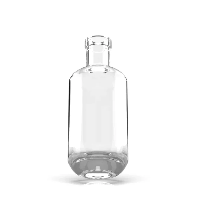 Custom 375ml Glass Alcohol Bottle – Premium Round Shape for Whisky & Tequila Brands - Image 2