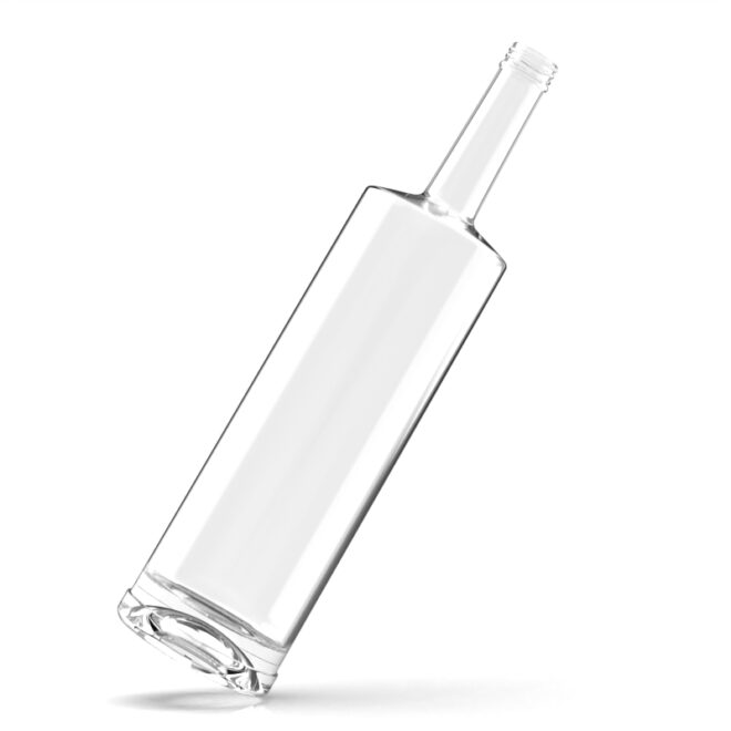 Custom 750ml Square Glass Bottle – Premium Crystal Clear Design - Image 3