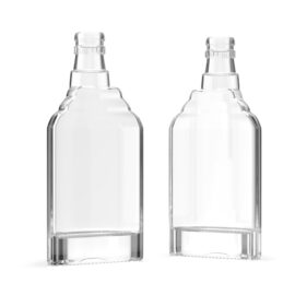 750ml Clear Glass Liquor Bottle with Thick Base – Perfect for Whiskey, Vodka & Spirits