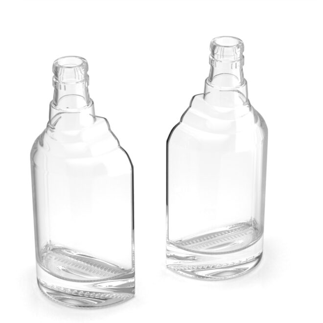 750ml Clear Glass Liquor Bottle with Thick Base – Perfect for Whiskey, Vodka & Spirits - Image 3