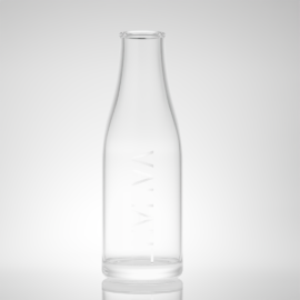 500ml Custom Glass Water Bottle – Sleek Design with Personalized Logo