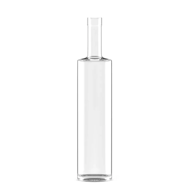 Custom 700ml Matte Round Glass Liquor Bottle – Thick Base for Premium Packaging