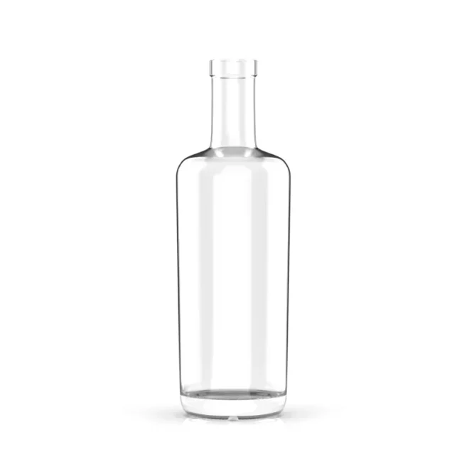 Wholesale 700ml Round Glass Vodka Bottle – Cork Top Spirit Bottle Manufacturer