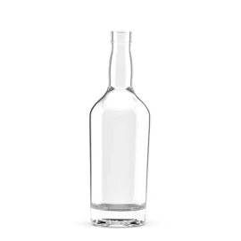700ml Premium Round Super Flint Glass Bottle for Whiskey – Wholesale Packaging Solution