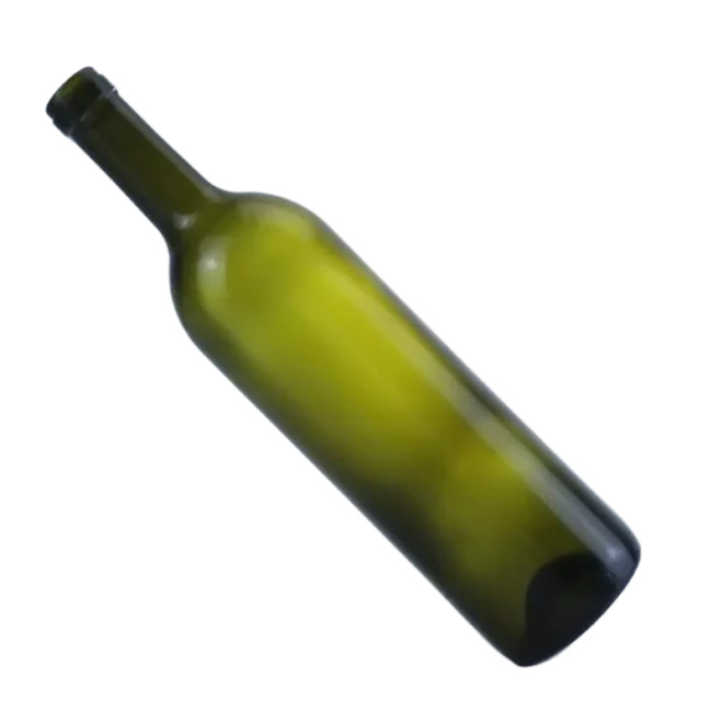 750ml Green Round Glass Bottle with Elevated Base – Premium Packaging Solution - Image 4