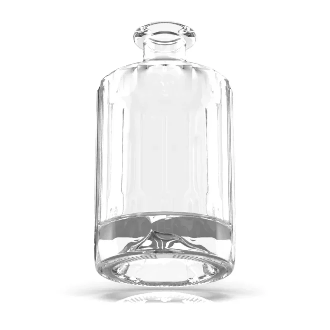 Premium 700ml Round Glass Liquor Bottle with Cork – Custom Packaging for Alcohol Brands - Image 2
