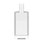 Custom 750ml Square Glass Whiskey Bottle with Thick Base & Cork Lid – Premium Packaging for Distilleries