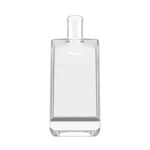 Custom 750ml Square Glass Whiskey Bottle with Thick Base & Cork Lid – Premium Packaging for Distilleries - Image 2
