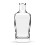 Wholesale 700ml Square Glass Liquor Bottle with Short Neck – Premium Spirits Packaging