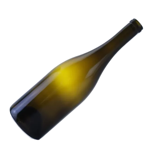 Premium Amber 750ml Glass Wine Bottle – Bordeaux Style with Traditional Cork Closure - Image 3