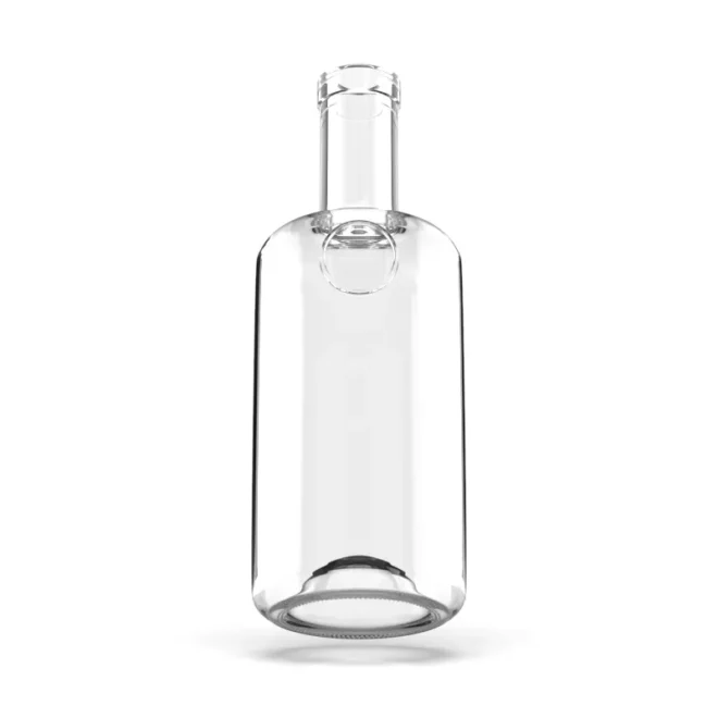 Premium Transparent Round Glass Bottles – 500ml/700ml/750ml for Whisky, Vodka & Rum with Cork Closure - Image 2