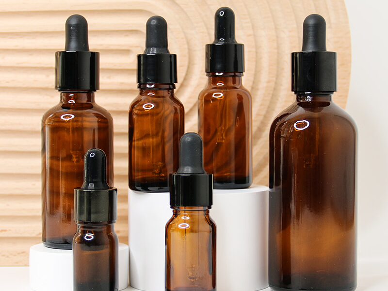Boston Round Glass Bottles