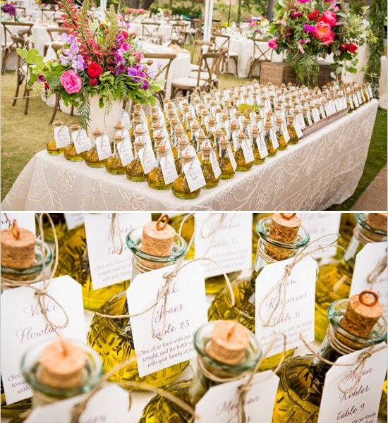 Glass Bottles for Wedding Favors